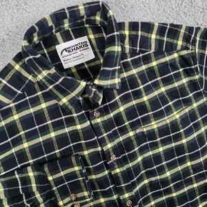 Mountain Khakis Flannel Shirt Mens Medium‎ Plaid Long Sleeve Button Up Outdoors